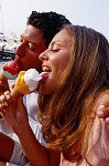 Quality stock photography from estockphoto of ice cream licking