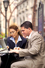 eStockPhoto Executive And The World Stock Photo