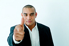Quality stock photography from estockphoto of just hand pointing pointing