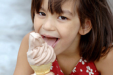 Quality stock photography from estockphoto of ice cream licking