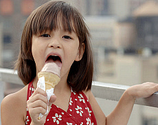 Quality stock photography from estockphoto of ice cream licking