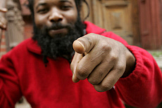 Quality stock photography from estockphoto of just hand pointing pointing