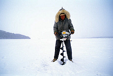 Quality stock photography from estockphoto of ice fishing